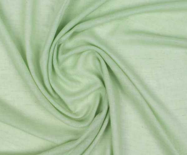 Pixie Green Solid Pashmina - Image 5